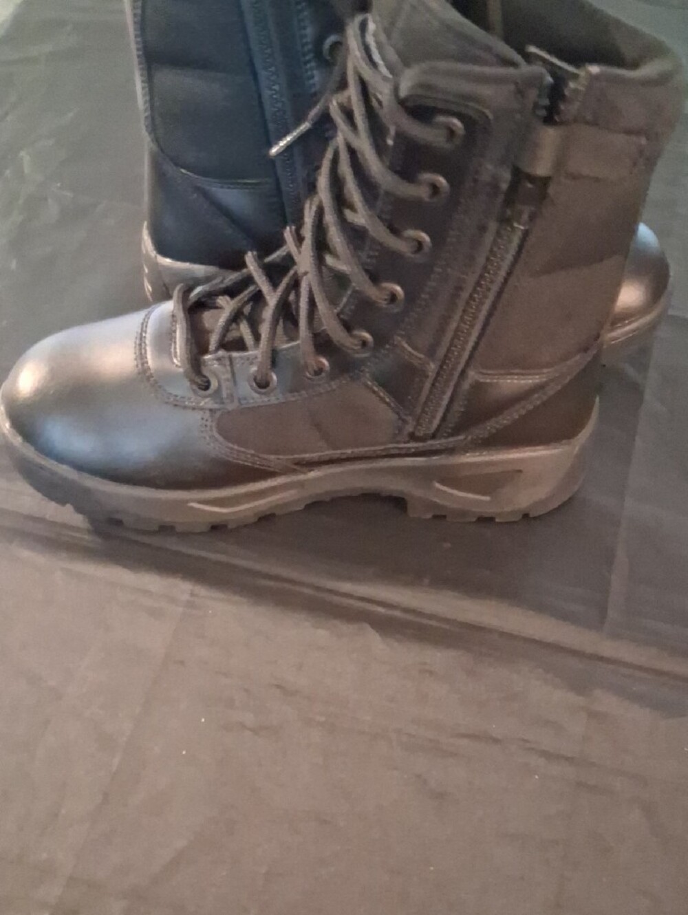 RG Response Gear Women's Side Zip II Black Tactical Combat Boots Size 8 - Picture 8 of 10